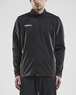 Craft Sport-Trainingsjacke Squad - ohne Seitentaschen, bequeme und funktionell - schwarz Herren